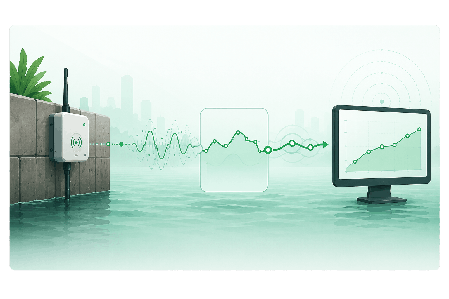 Rolling-Average Noise Filtration Illustration